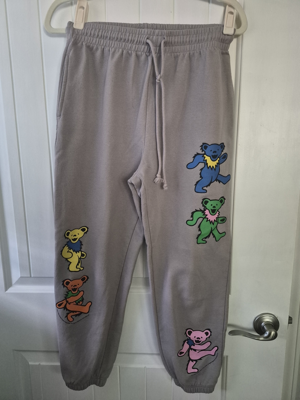 Life Clothing Co x Grateful Dead Dancing Bears Sweatpants Grey Size Small